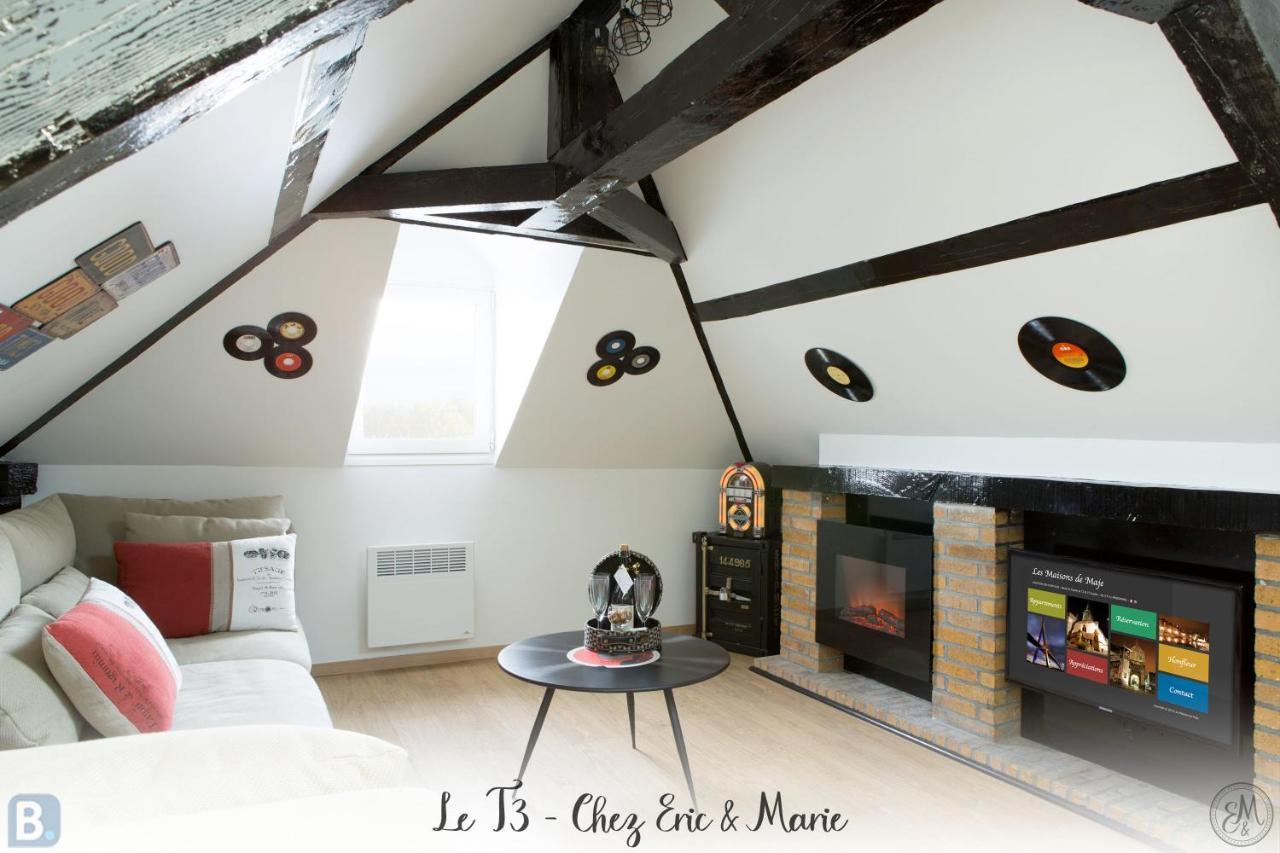 Les Maisons De Maje - Le T2-T3 Honfleur Oda fotoğraf